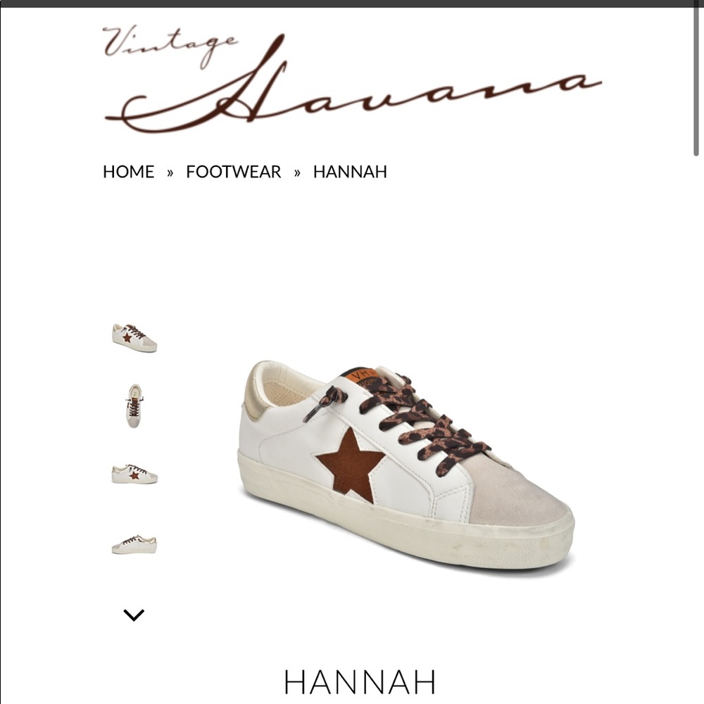 Vintage Havana Hannah Star Sneakers